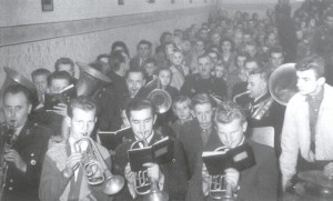 1958 rok - Orkiestra na akademii w sali PZGS